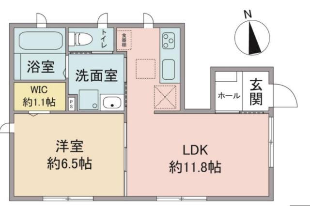 ブライトユアメゾンI(1LDK/1階)の間取り写真