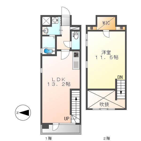丸の内スクエア(1LDK/7階)の間取り写真