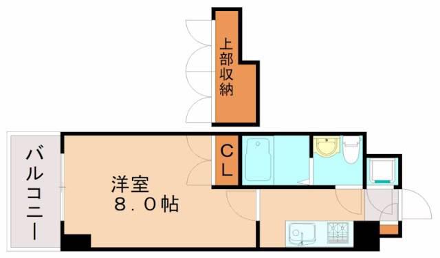 NO67 BENEFIT21 HAKATA(1K/5階)の間取り写真