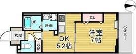 NLC新大阪パートIII(1DK/8階)の間取り写真