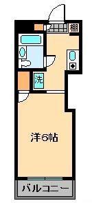トップ五反野第一(ワンルーム/2階)の間取り写真