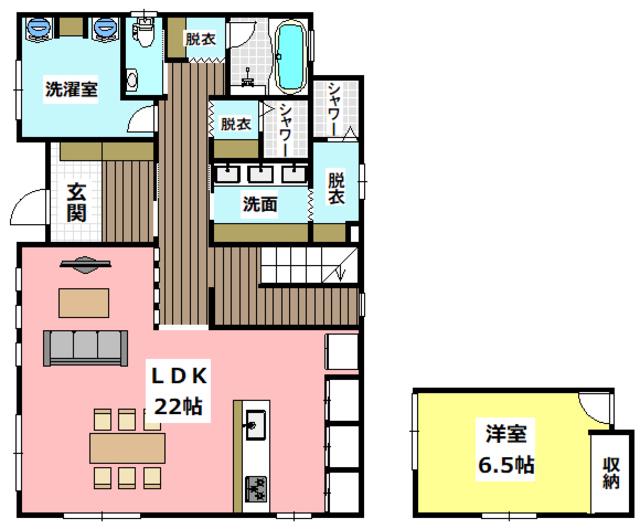 LE COEUR DEUX シェアハウス(ワンルーム/2階)の間取り写真