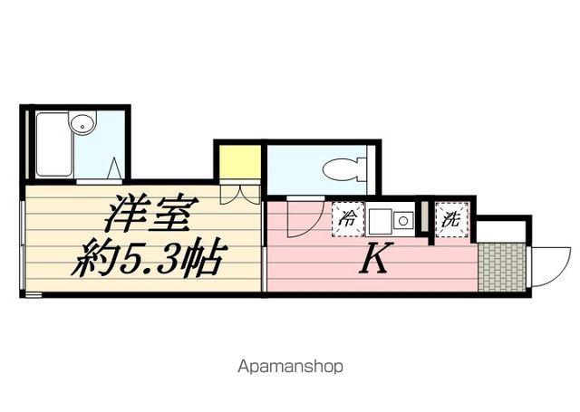 熊野前BASE(1K/1階)の間取り写真