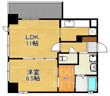 VENT LUXEヴァンリュクス(1LDK/5階)の間取り写真