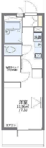 レオパレスMIA DOMO(1K/3階)の間取り写真
