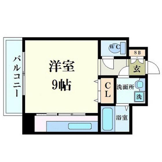 BOND BLDIV(ワンルーム/10階)の間取り写真