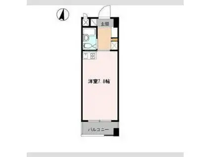 KOMODOKASA MIWA(ワンルーム/2階)の間取り写真