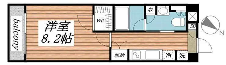 エバーグリーン 3階階 間取り