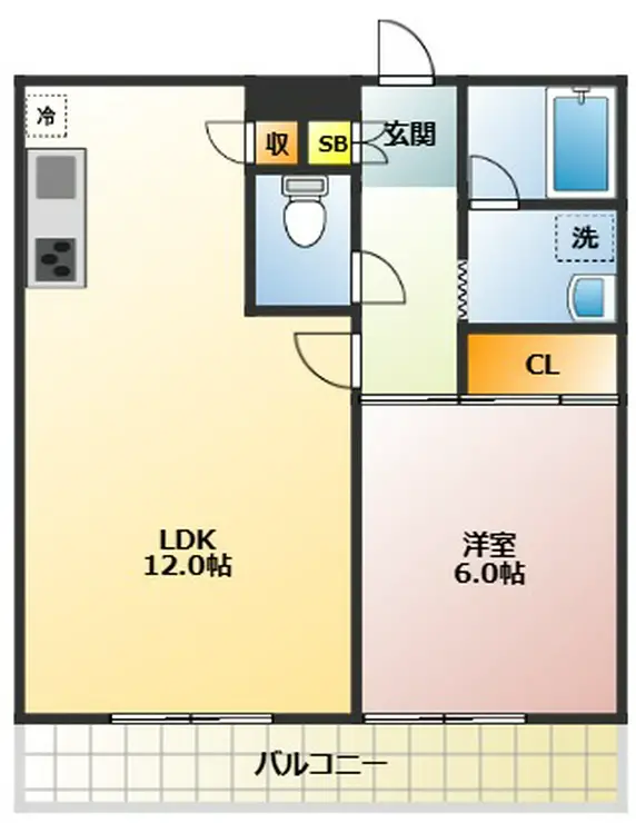 ロイヤルメドウ 3階階 間取り