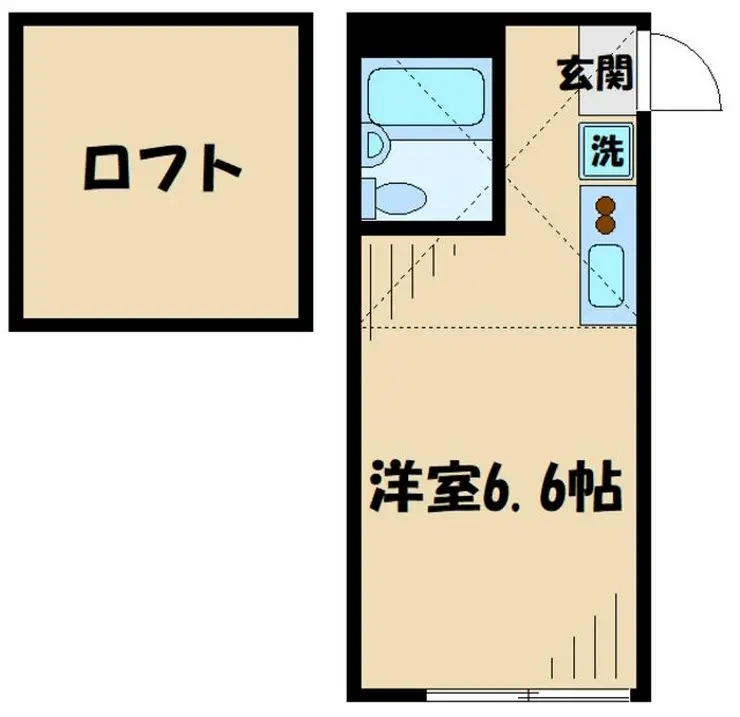 ベルポアン南林間 1階階 間取り
