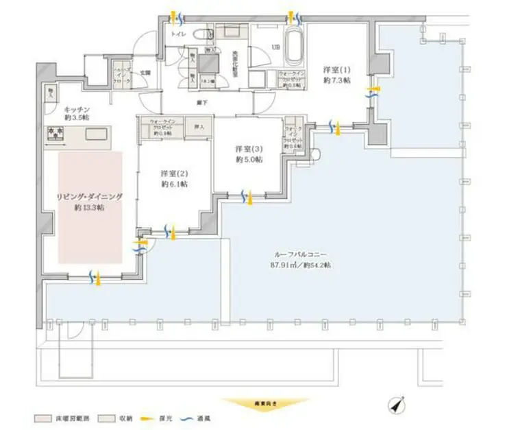 クオス鴨居白山レジデンス 4階階 間取り