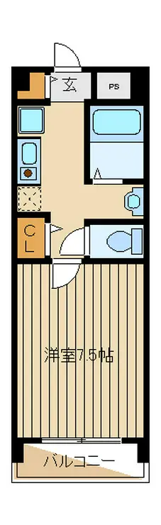 サン東伏見 2階階 間取り