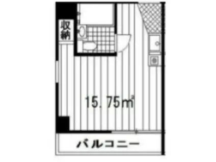 SUN SIDE12(ワンルーム/2階)の間取り写真