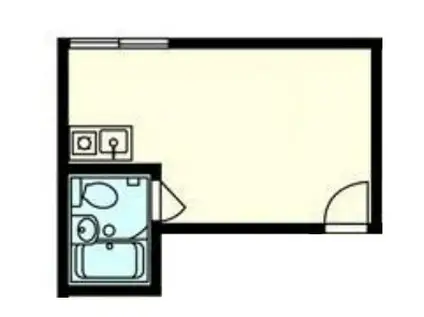 アップハウス十条(ワンルーム/1階)の間取り写真