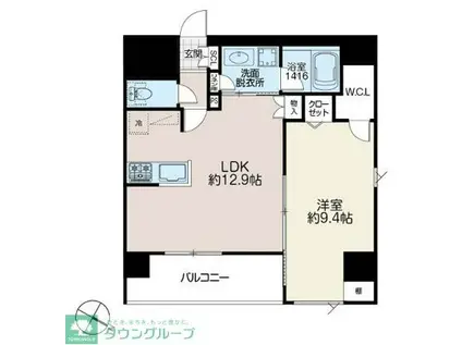 イゾラセレーナ(2LDK/5階)の間取り写真