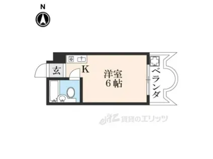 NAKAHOUSE(ワンルーム/2階)の間取り写真