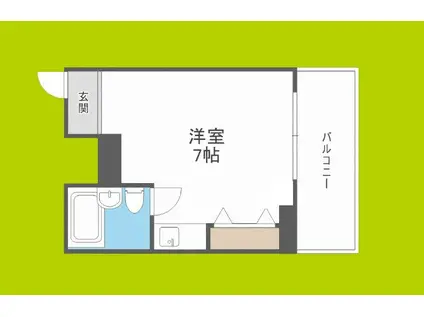 エスタイル塚本(ワンルーム/3階)の間取り写真