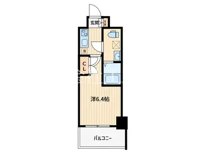 LIME RESIDENCE KAWAGUCHI イースト(1K/4階)の間取り写真