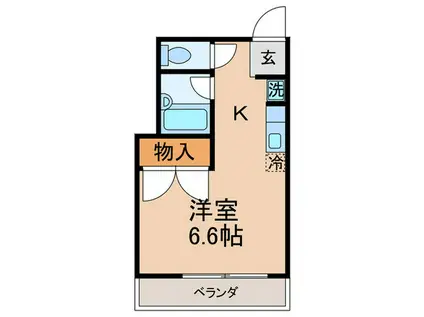セラヴィ美乃和(1K/3階)の間取り写真