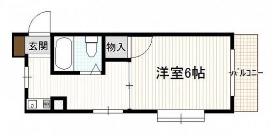 HOUSE459(1K/3階)の間取り写真