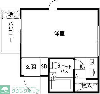 PLENDY宮前平(ワンルーム/3階)の間取り写真