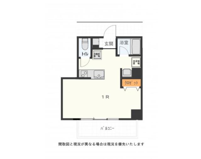 ミレーユステディア(1K/3階)の間取り写真