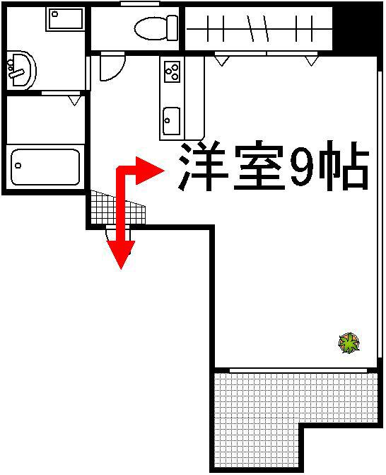 SHOKI BLD大手町(1K/8階)の間取り写真