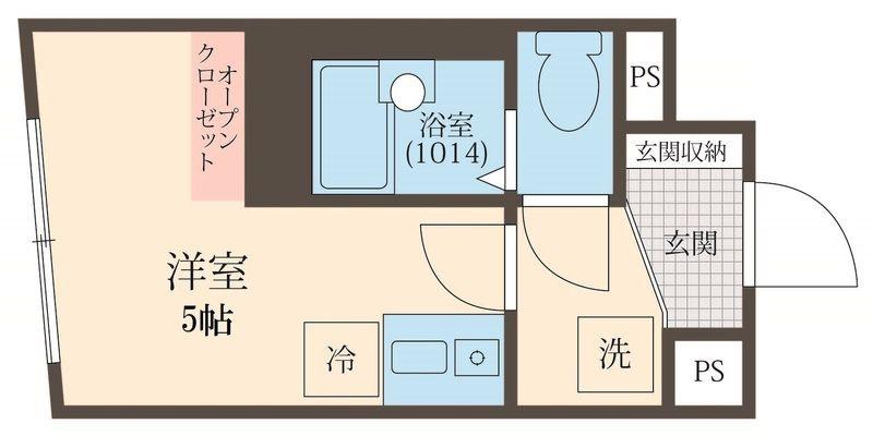 AY MINAMISENJU(ワンルーム/1階)の間取り写真
