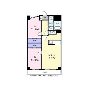 インプルーブ金山(2LDK/10階)の間取り写真