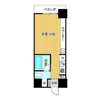 5FLOOR(ワンルーム/2階)の間取り写真