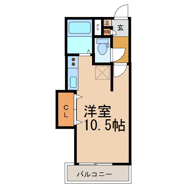サンコーポ(ワンルーム/1階)の間取り写真