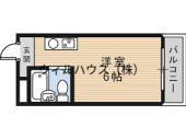プリマベーラ堺東(ワンルーム/5階)の間取り写真