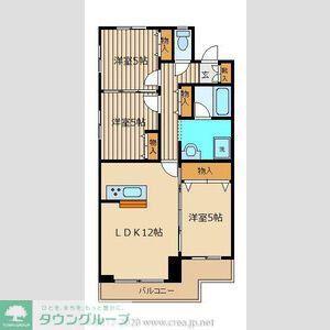 志木アーバンハイツ(3LDK/4階)の間取り写真