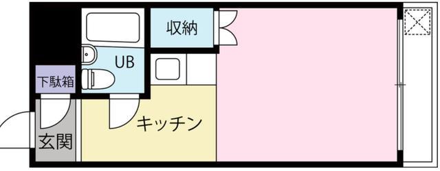 クロノス聖蹟桜ヶ丘(ワンルーム/3階)の間取り写真