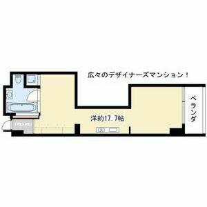 FLATS GAZERY(ワンルーム/5階)の間取り写真