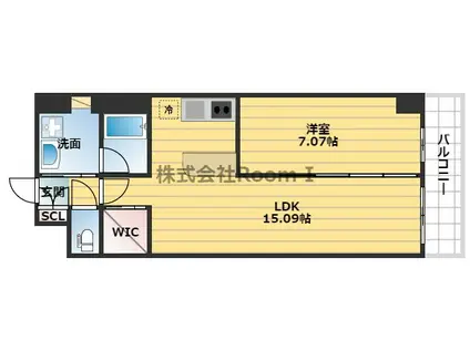 プレジオ本町(1LDK/7階)の間取り写真