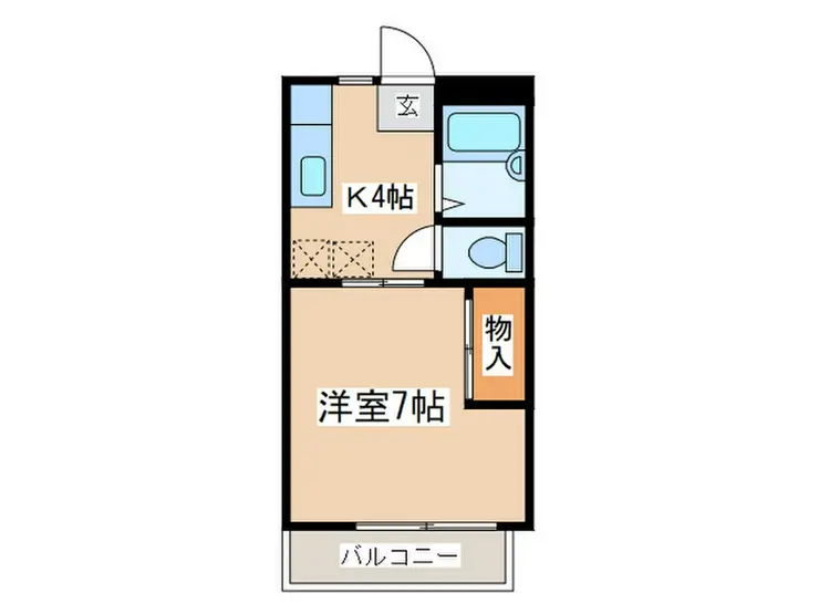 ホワイトハイツ 1階階 間取り