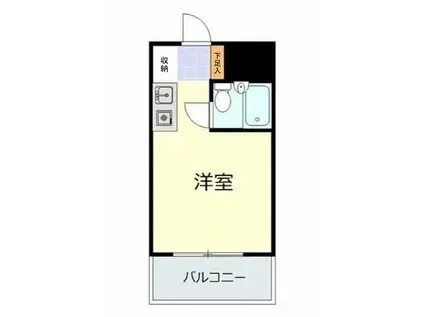ライオンズマンション横浜第三(ワンルーム/3階)の間取り写真