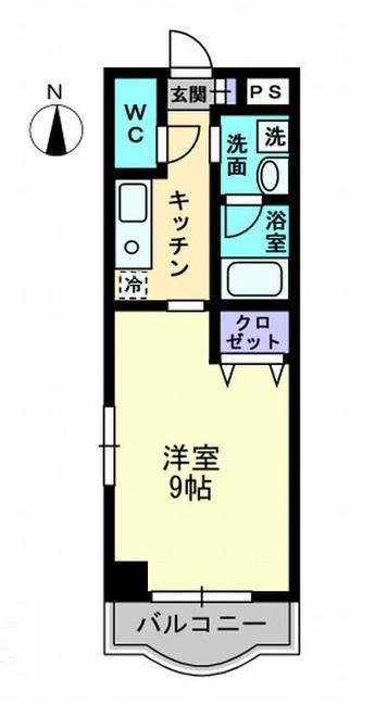 LUMIERE(1K/3階)の間取り写真