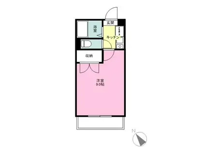 エミネンスプラザ(1K/3階)の間取り写真