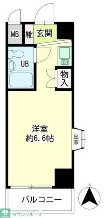 第52新井ビル 5階階 間取り