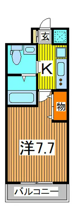 プレール・ドゥーク西川口 2階階 間取り