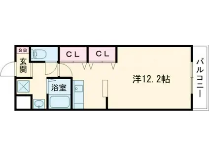 M PLAZA津田駅前12番館(ワンルーム/3階)の間取り写真