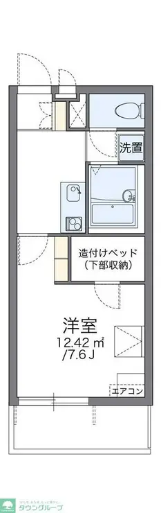 レオパレスサンピエスタ 2階階 間取り
