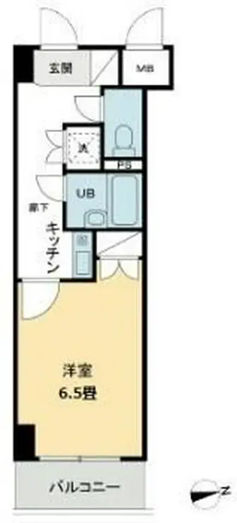 コート新橋 5階階 間取り