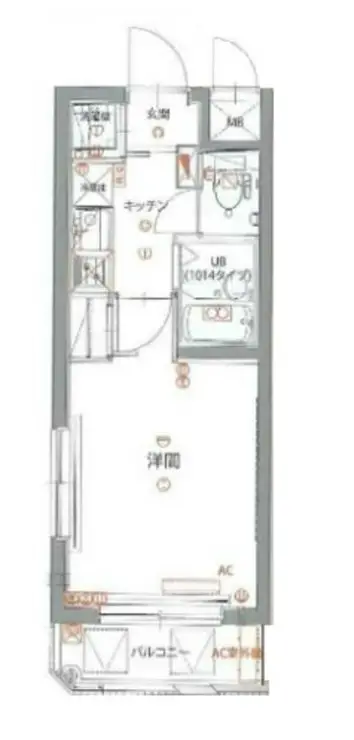 ジェノヴィア仲池上グリーンウォール 5階階 間取り