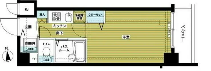 トーシンフェニックス落合公園 2階階 間取り