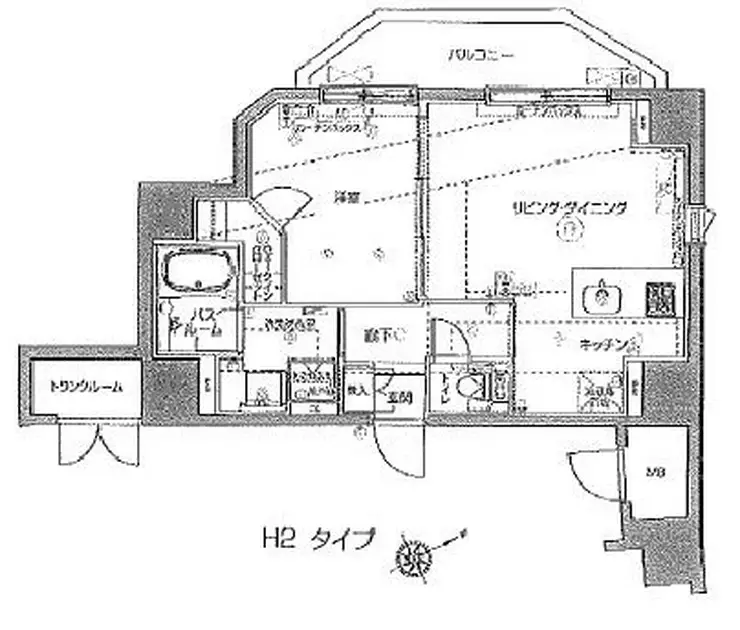 ZOOM恵比寿 9階階 間取り