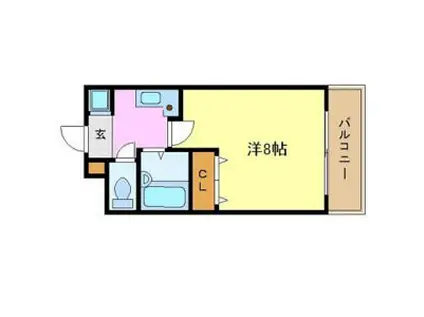 LUMINOUS TSURUMAKOEN(1K/7階)の間取り写真