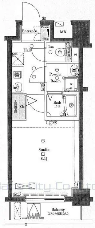 ル・リオン上野ステーションコート 4階階 間取り